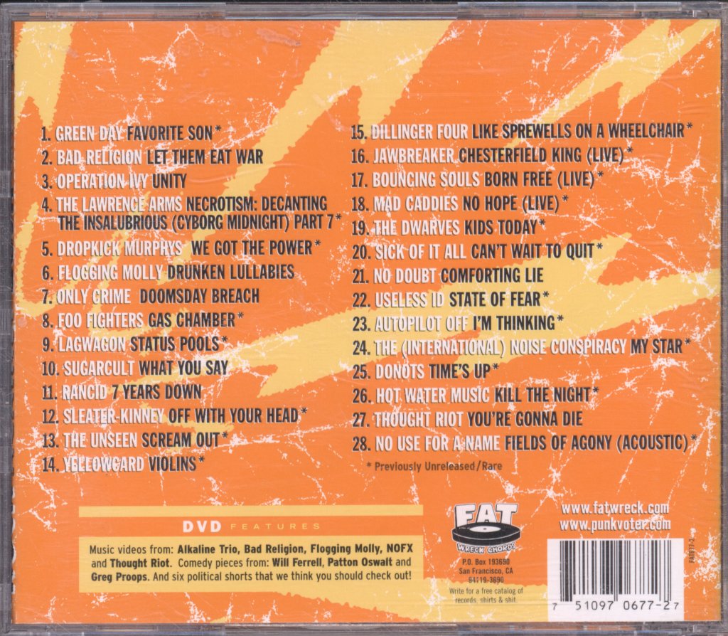 Various Artists - Rock Against Bush Vol 2 - Cd/Dvd