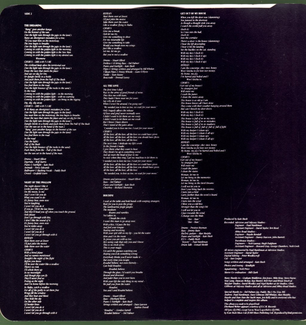 Kate Bush - Dreaming - Lp
