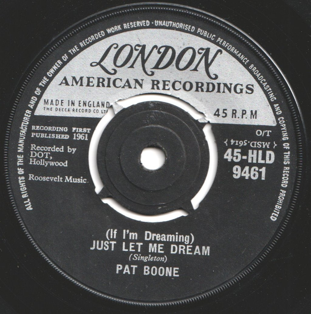 Pat Boone - Johnny Will - 7 Inch