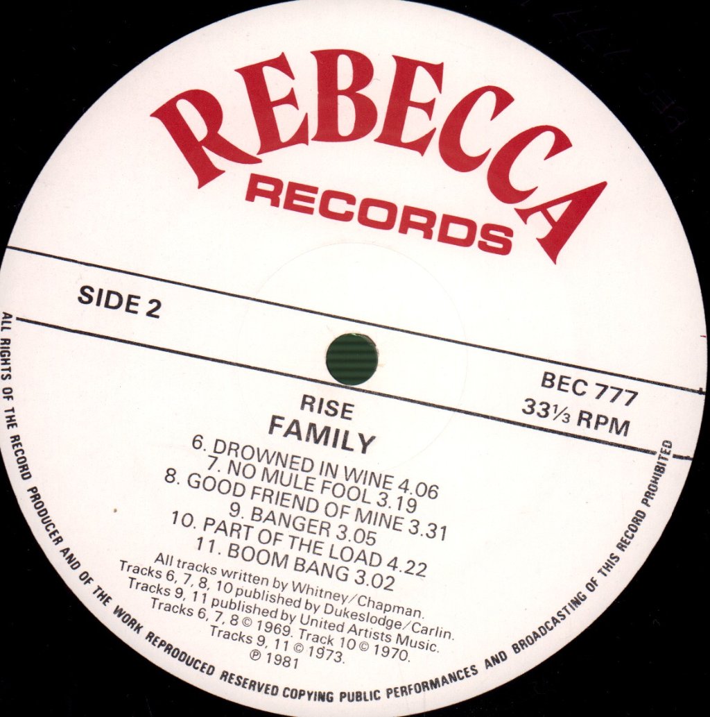 Family - Rise - Lp