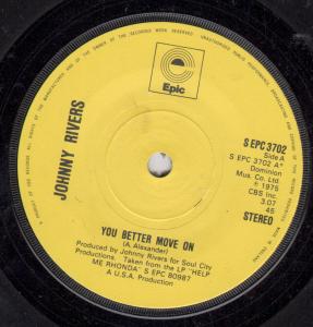 Johnny Rivers - You Better Move On - 7 Inch