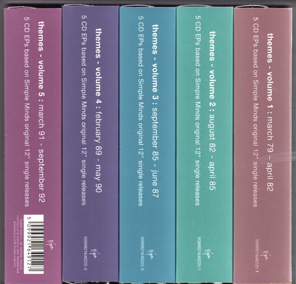 Simple Minds - Themes - Volumes 1-5 : March 79 - September 92 - Cd Box Set