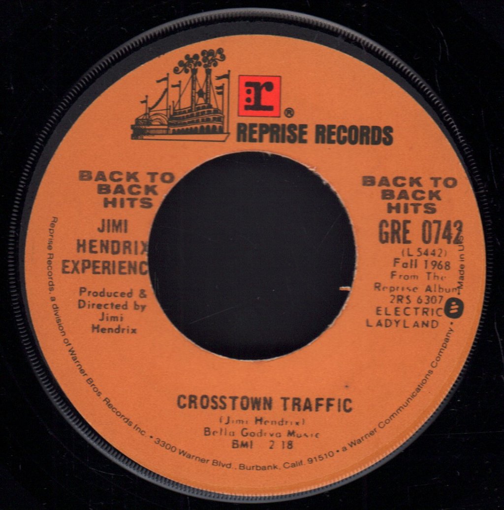 Jimi Hendrix Experience - Crosstown Traffic / All Along The Watchtower - 7 Inch