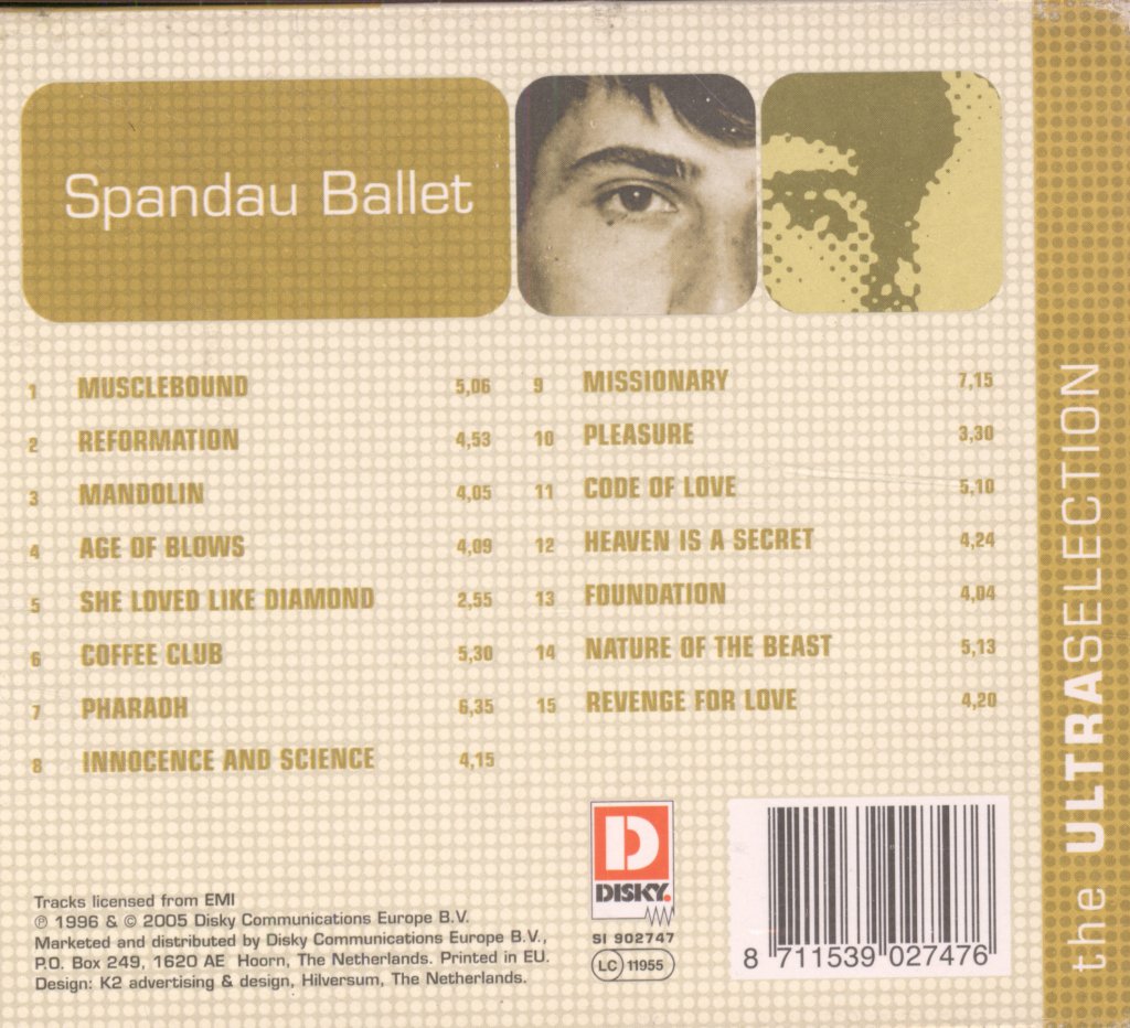 Spandau Ballet - Ultra Selection - Cd