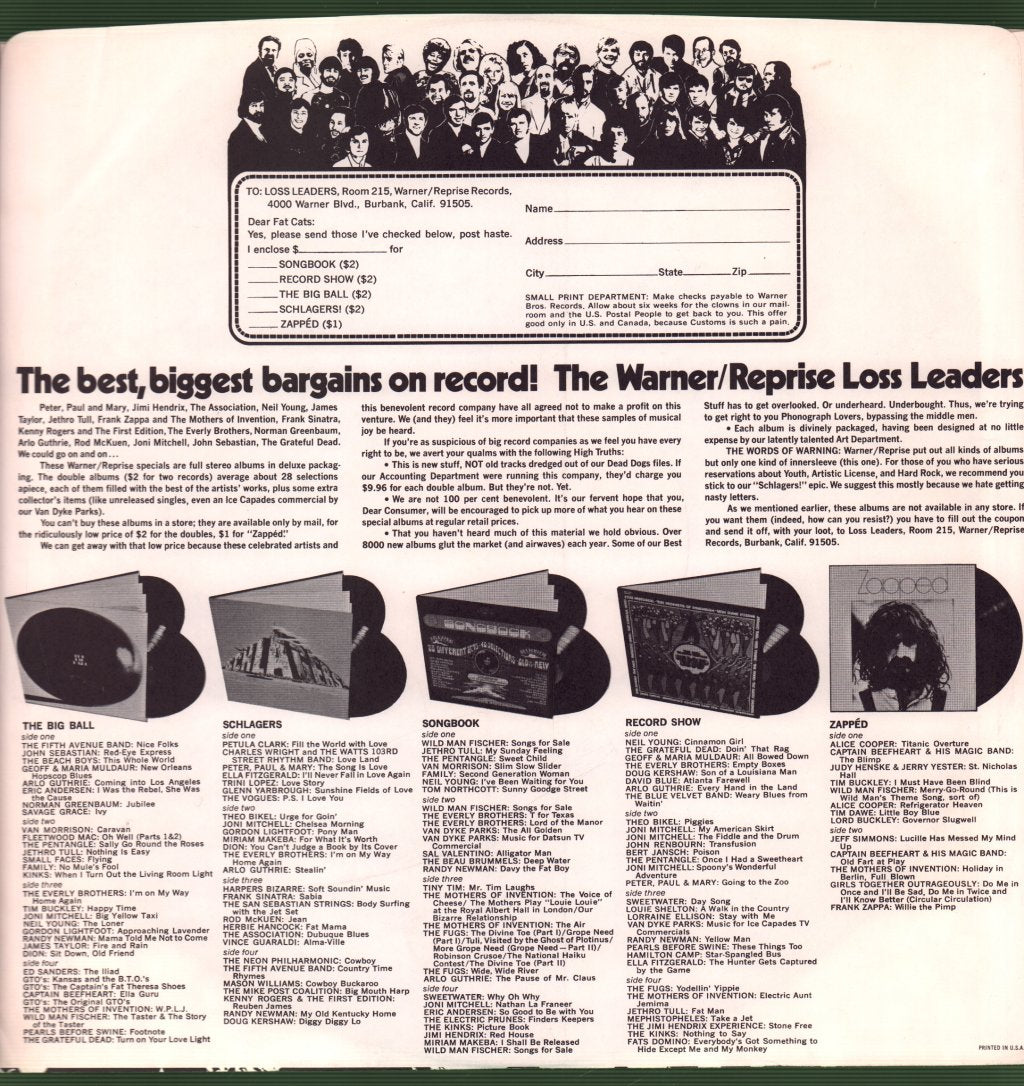 Jimi Hendrix / Otis Redding - Historic Performances Recorded At The Monterey International Pop Festival - Lp