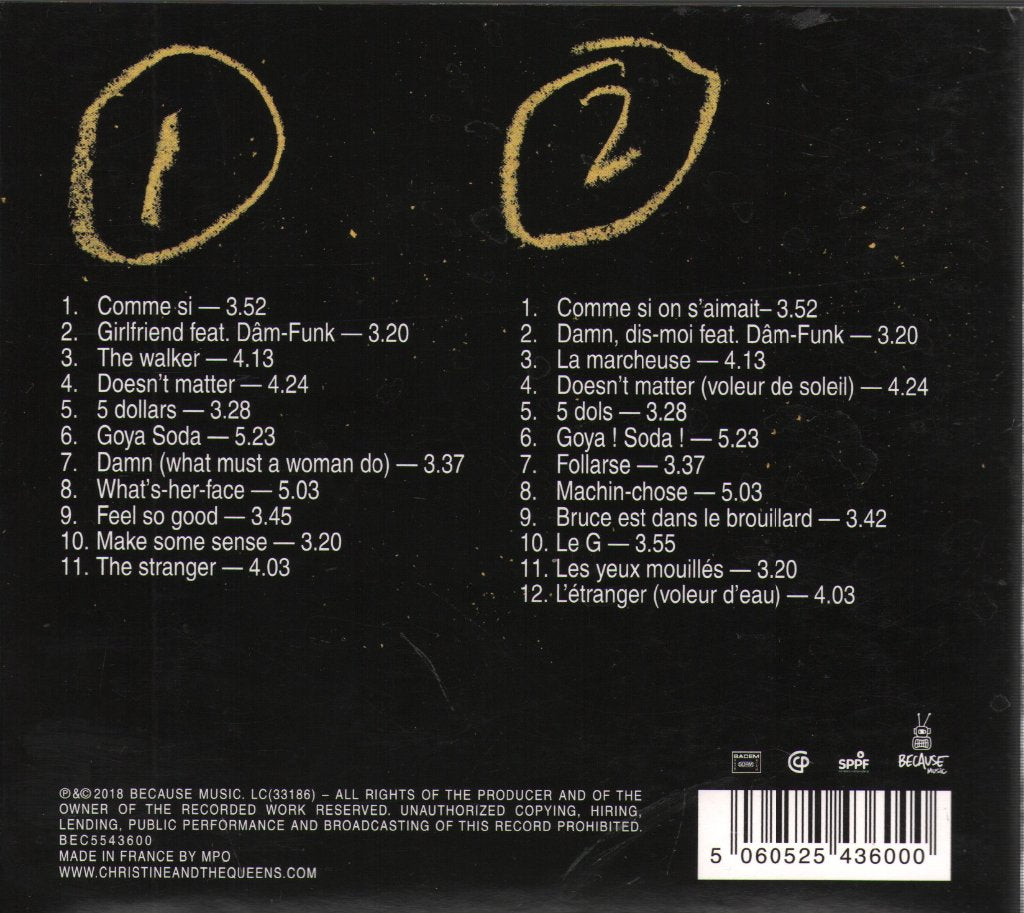 Christine And The Queens - Chris - Double Cd