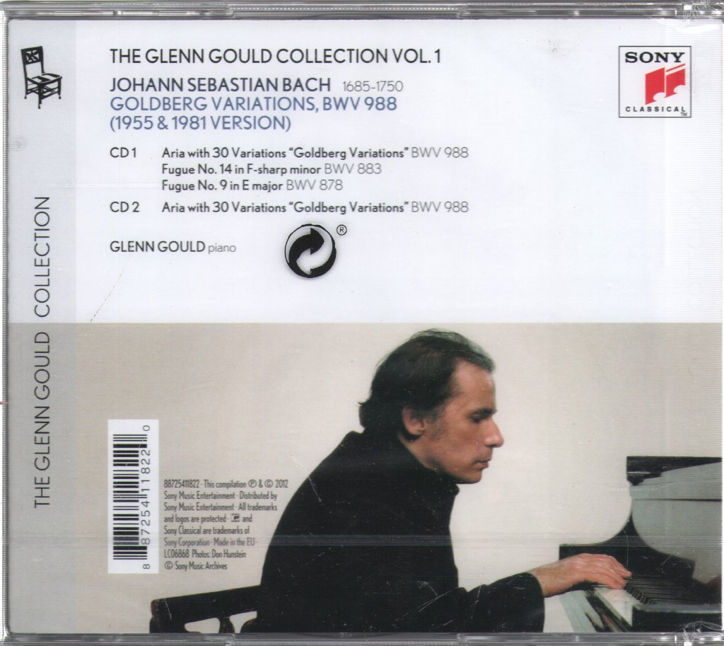 Glenn Gould - Glenn Gould Plays Bach: Goldberg Variations BWV 988 - The Historic 1955 Debut Recording / The 1981 Digital Recording - Double Cd