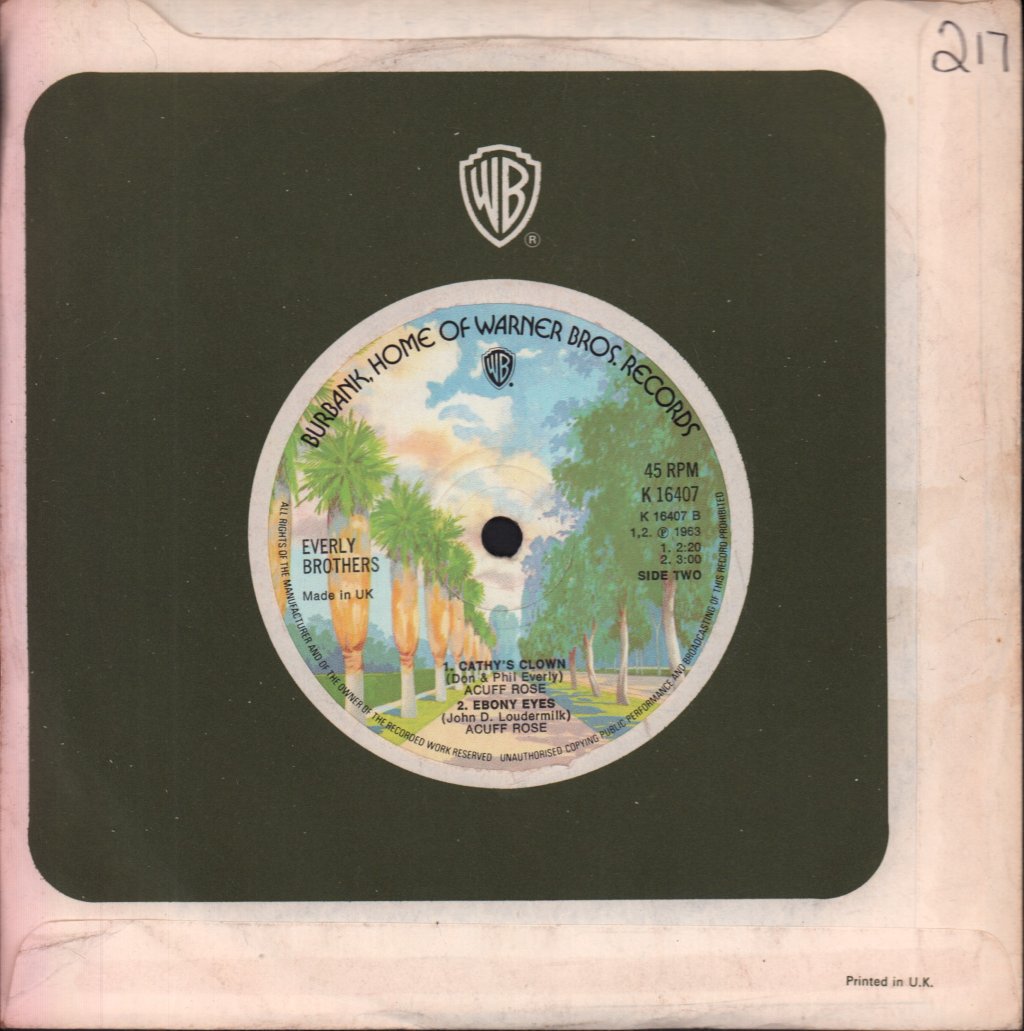 Everly Brothers - Wake Up Little Susie - 7 Inch