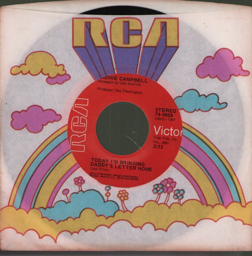 Archie Campbell - A Light In The Window - 7 Inch