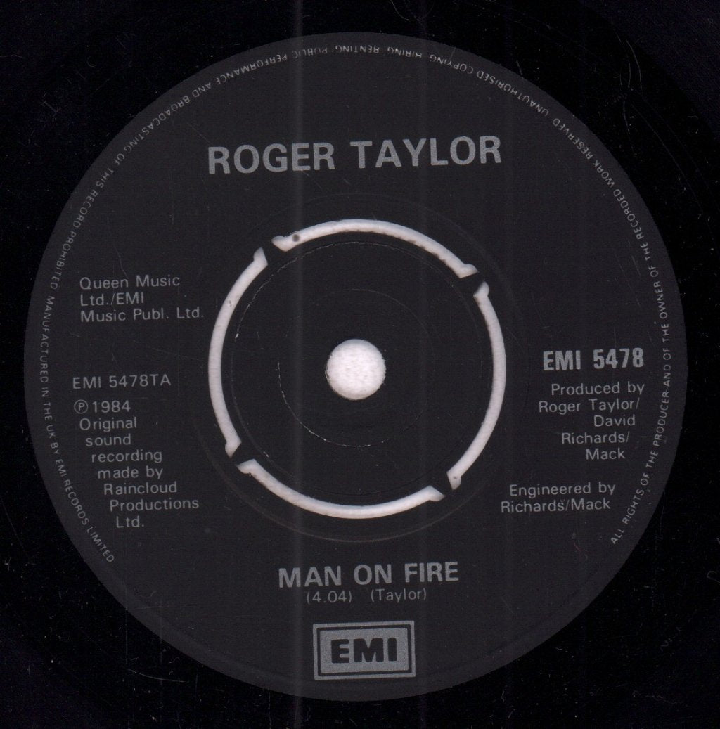 Roger Taylor - Man On Fire - 7 Inch