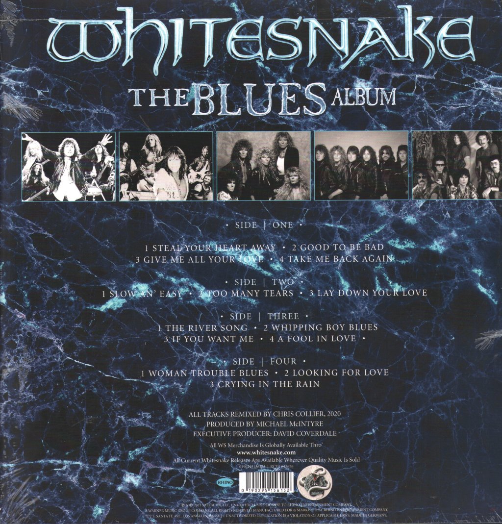 Whitesnake - Blues Album - MMXXI - Double Lp