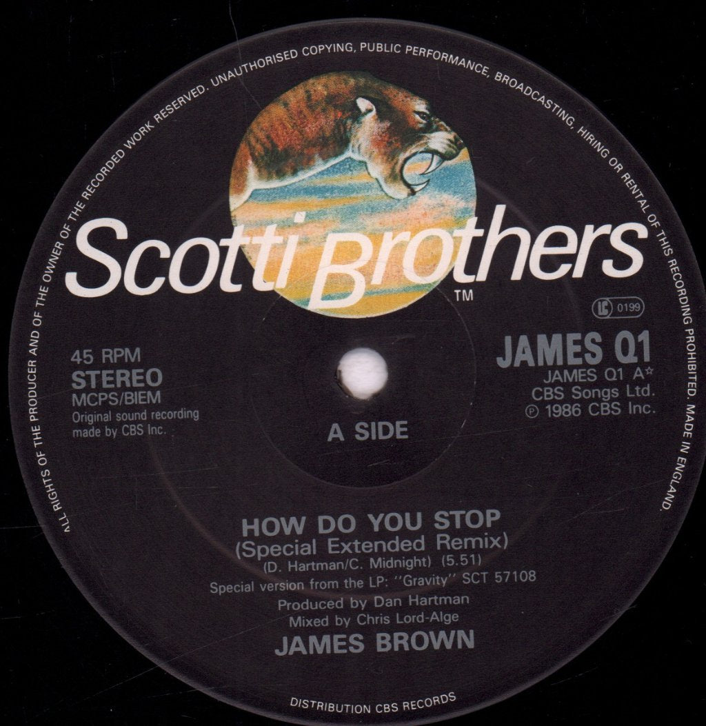 James Brown - How Do You Stop - 12 Inch