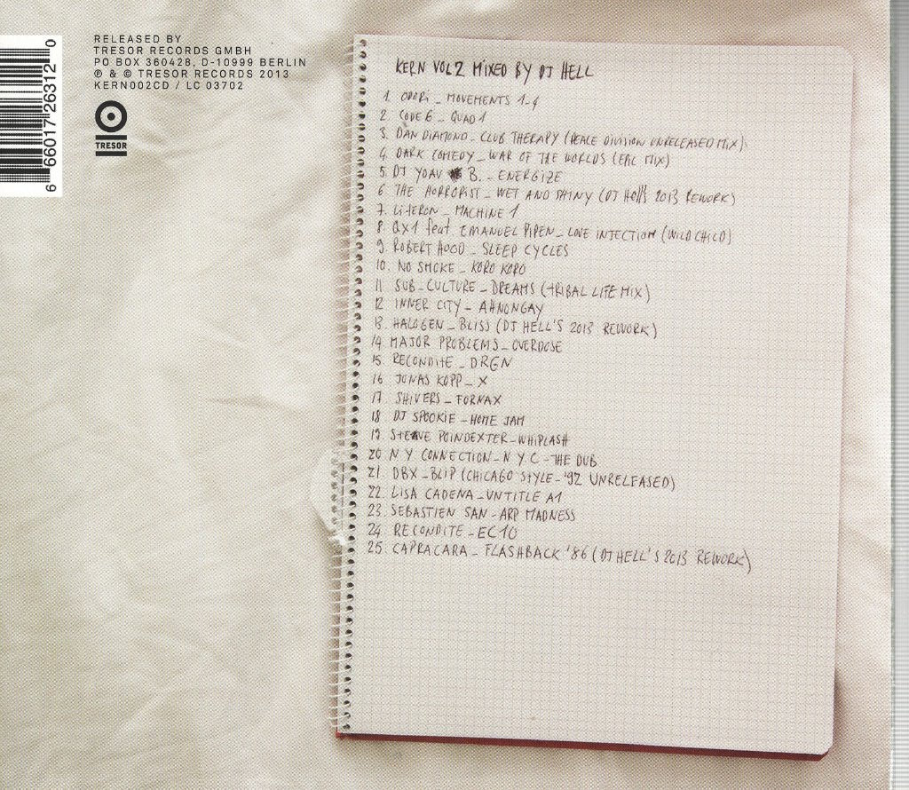 DJ Hell - Kern Vol. 02 - Cd