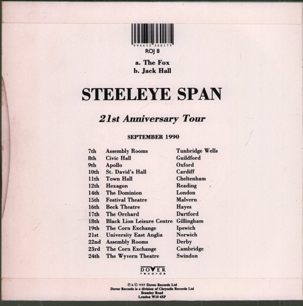 Steeleye Span - Fox - 7 Inch