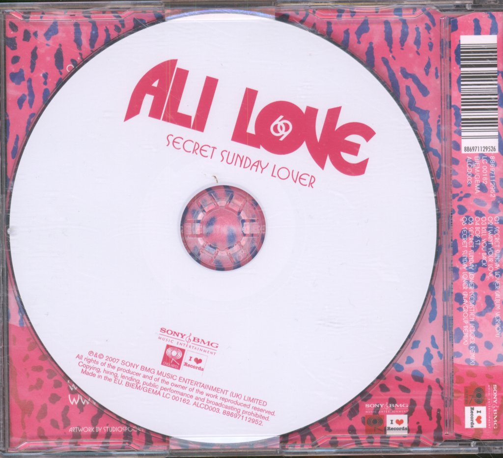 Ali Love - Secret Sunday Lover - Cd