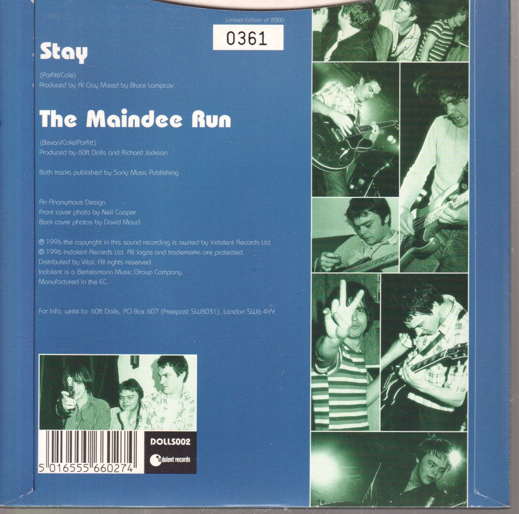 60 Ft Dolls - Stay - 7 Inch