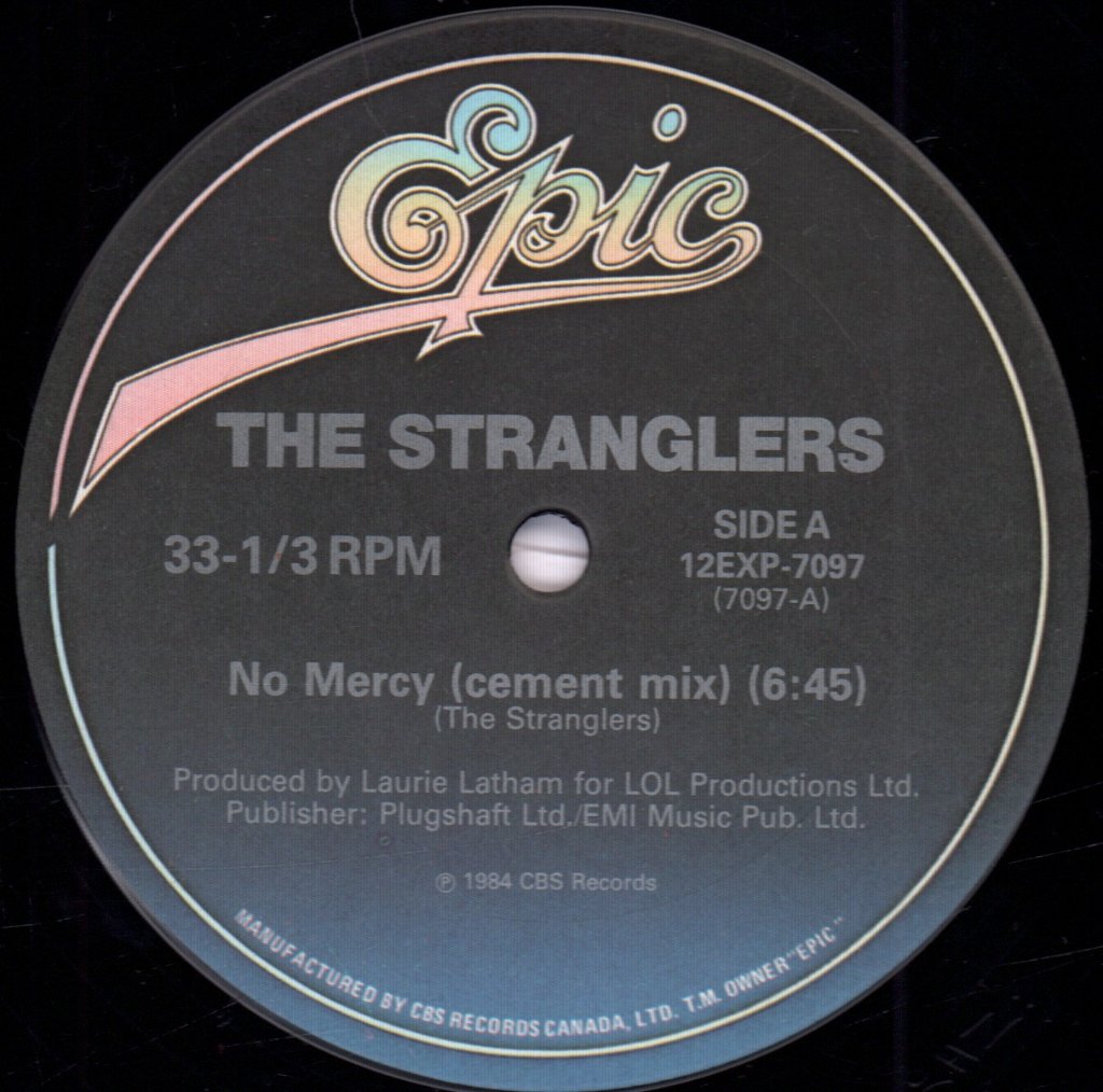 Stranglers - No Mercy - 12 Inch