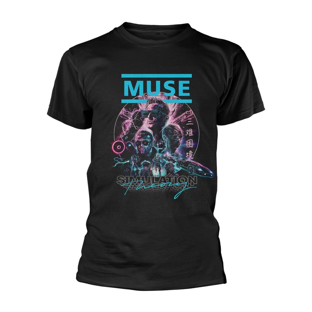 Muse - Muse T Shirt Simulation Theory Band Logo Official Mens Black Xl - X-Large - T Shirt