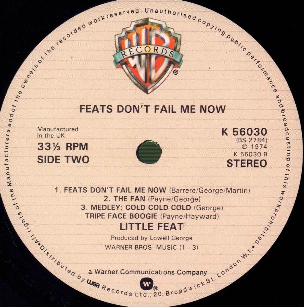 Little Feat - Feats Don't Fail Me Now - Lp