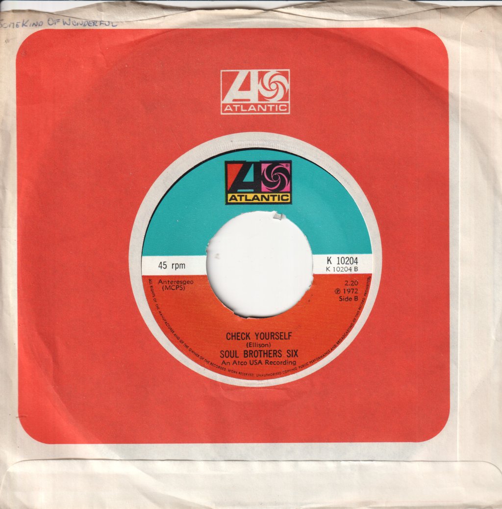 Soul Brothers Six - Some Kind Of Wonderful - 7 Inch