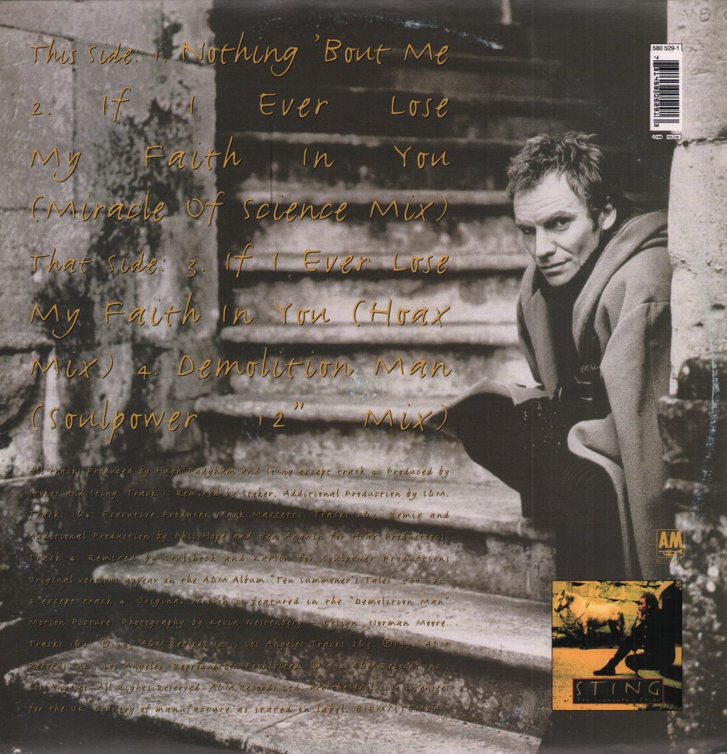 Sting - Nothing 'Bout Me - 12 Inch