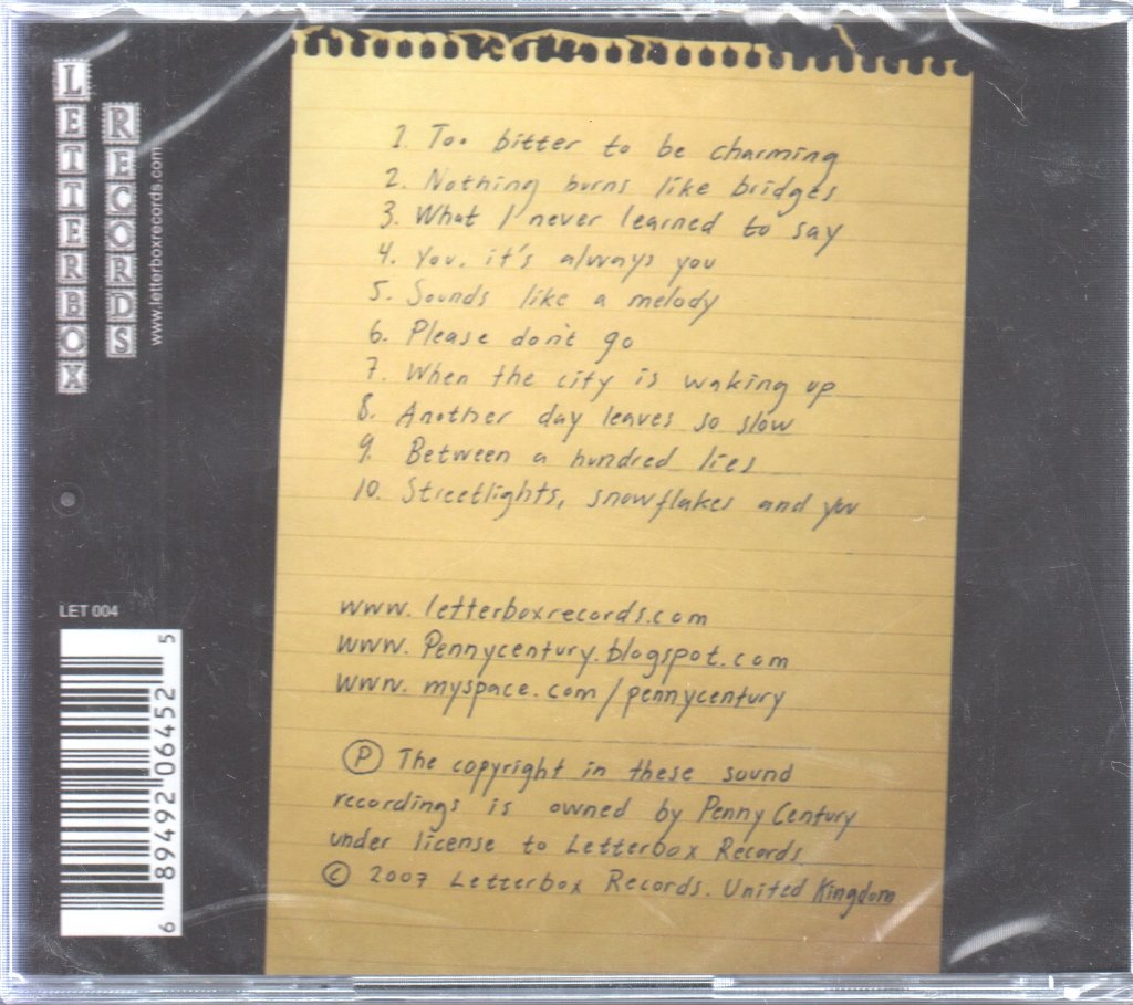 Penny Century - Between A Hundred Lies - Cd