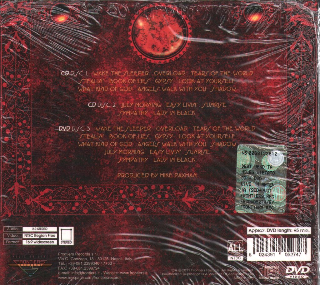 Uriah Heep - Live In Armenia - Cd Set