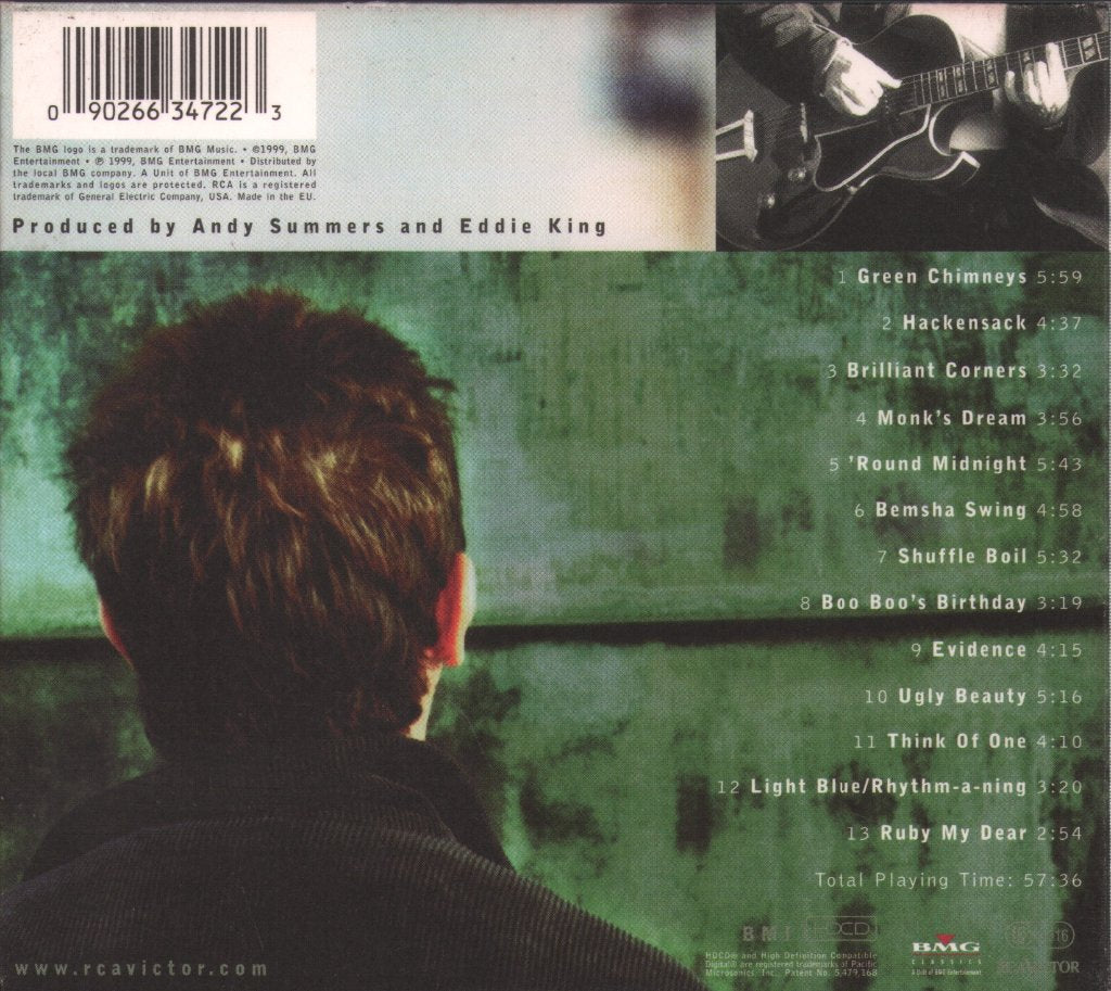 Andy Summers - Green Chimneys: The Music Of Thelonious Monk - Cd