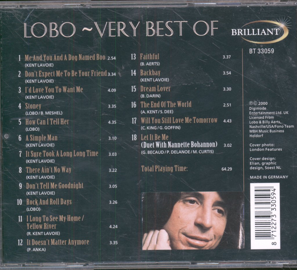 Lobo - Very Best Of - Cd