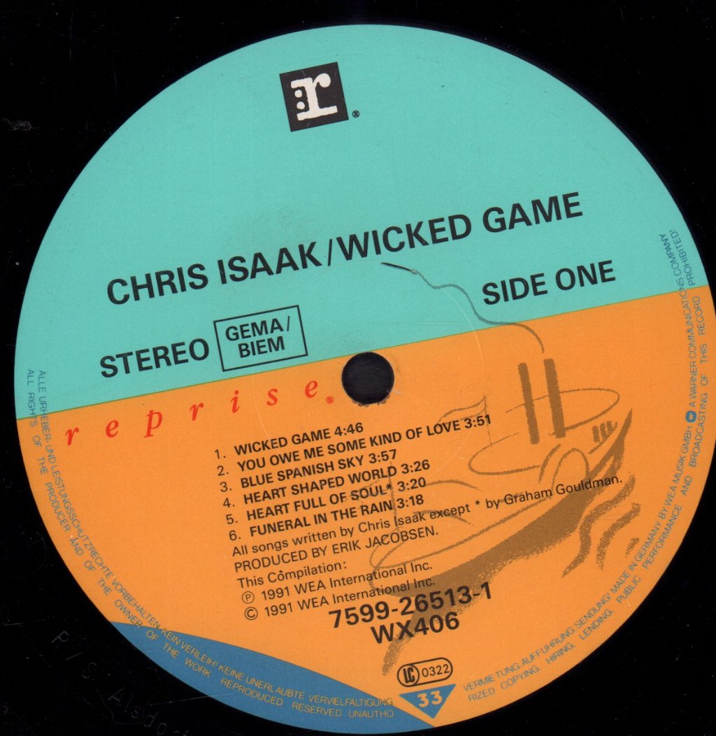 Chris Isaak - Wicked Game - Lp