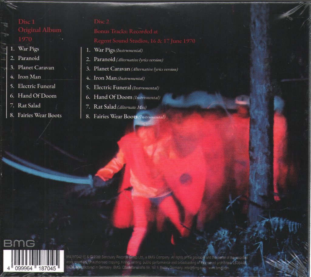 Black Sabbath - Paranoid - Double Cd