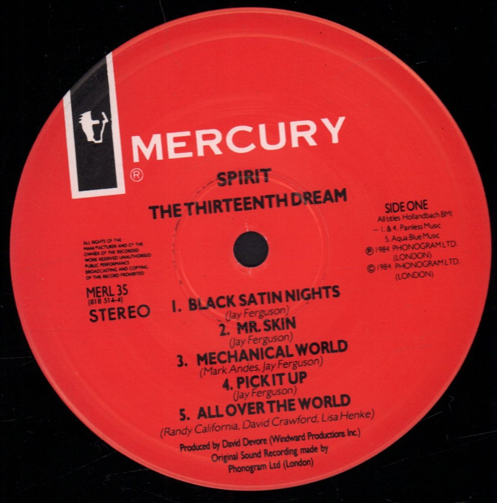 Spirit - Thirteenth Dream - Lp