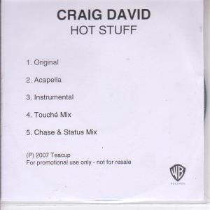 Craig David - Hot Stuff - Cdr