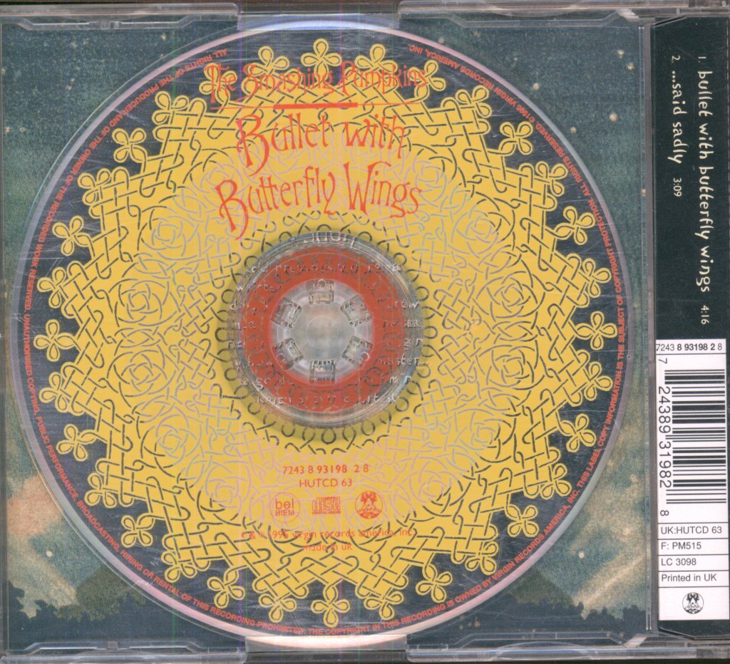 Smashing Pumpkins - Bullet With Butterfly Wings - Cd