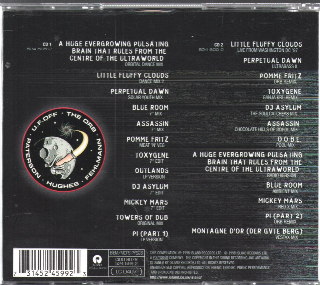 ORB - U.F.OFF · The Best Of The ORB - Double Cd
