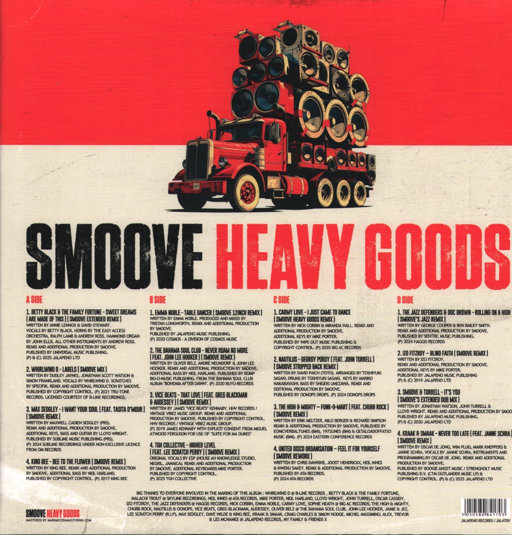 Smoove - Heavy Goods - Double Lp
