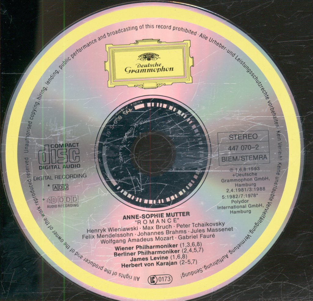 Anne-Sophie Mutter - Romance - Cd