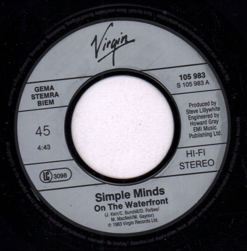 Simple Minds - Waterfront - 7 Inch
