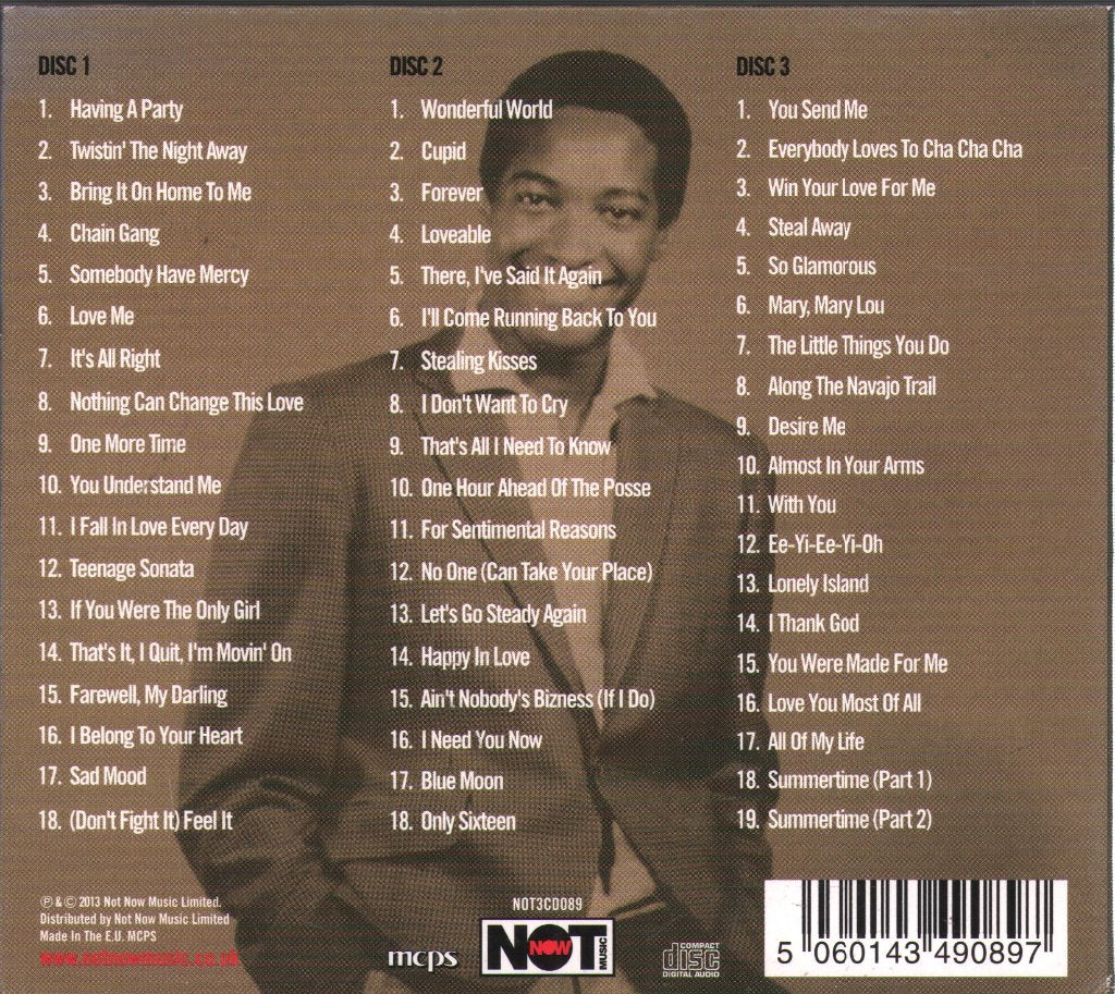 Sam Cooke - Singles Collection - Triple Cd