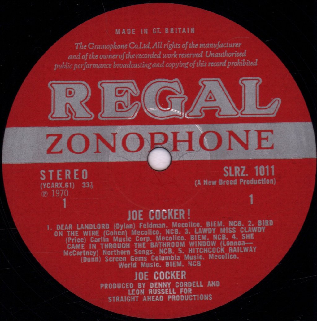 Joe Cocker - Joe Cocker - Lp