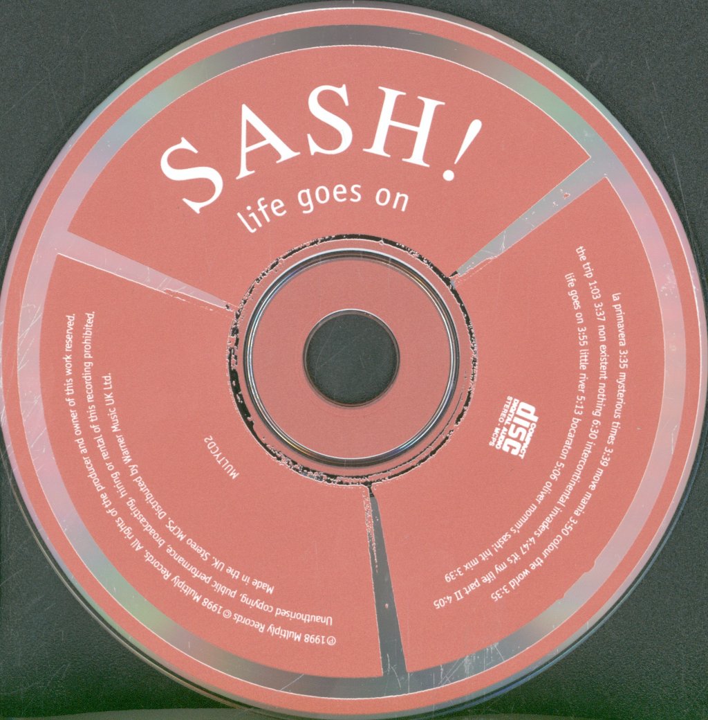 Sash - Life Goes On - Cd