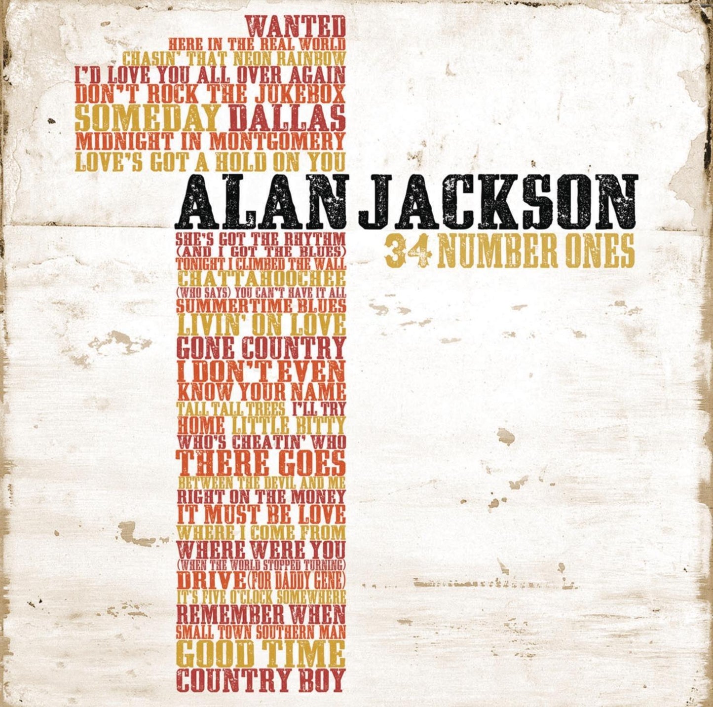 Alan Jackson - 34 Number Ones - Double Cd