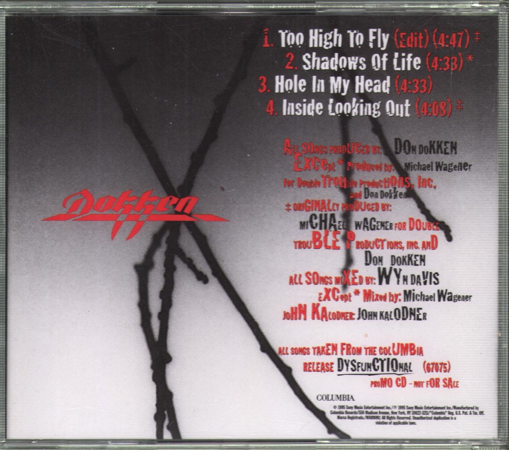 Dokken - Dysfunctional Sampler - Cd
