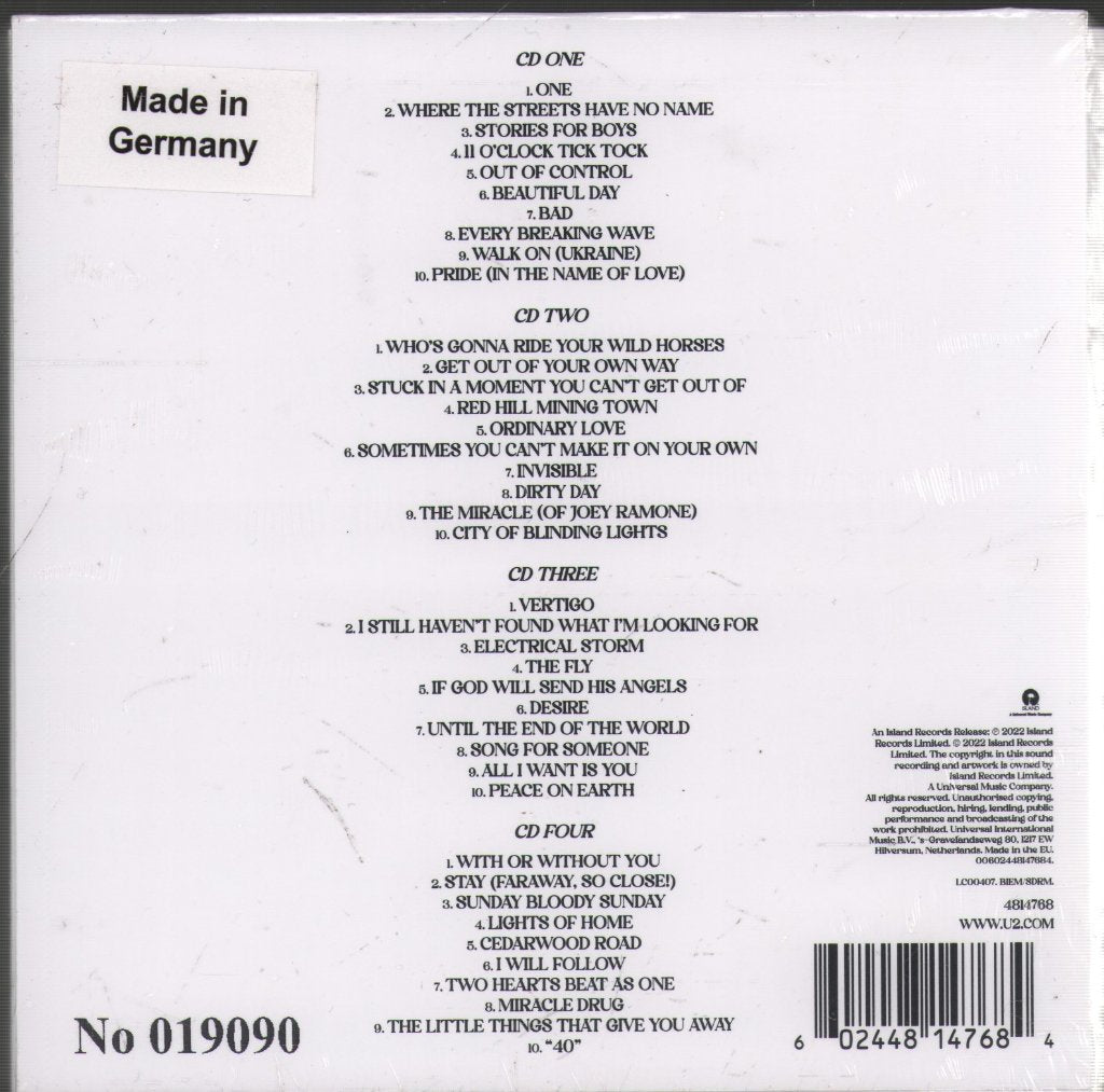U2 - Songs Of Surrender - Cd Set