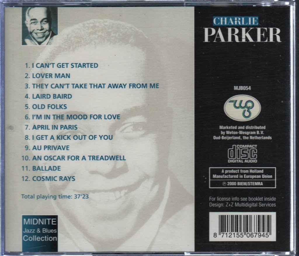 Charlie Parker - April In Paris - Cd