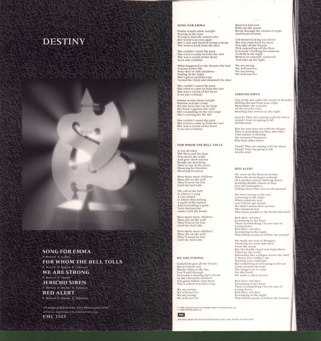 Saxon - Destiny - Lp