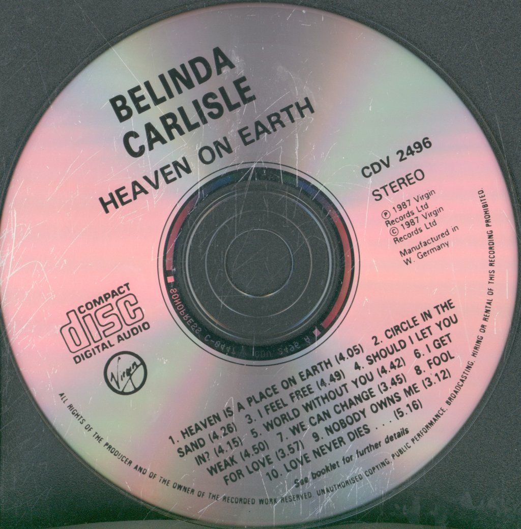 Belinda Carlisle - Heaven On Earth - Cd