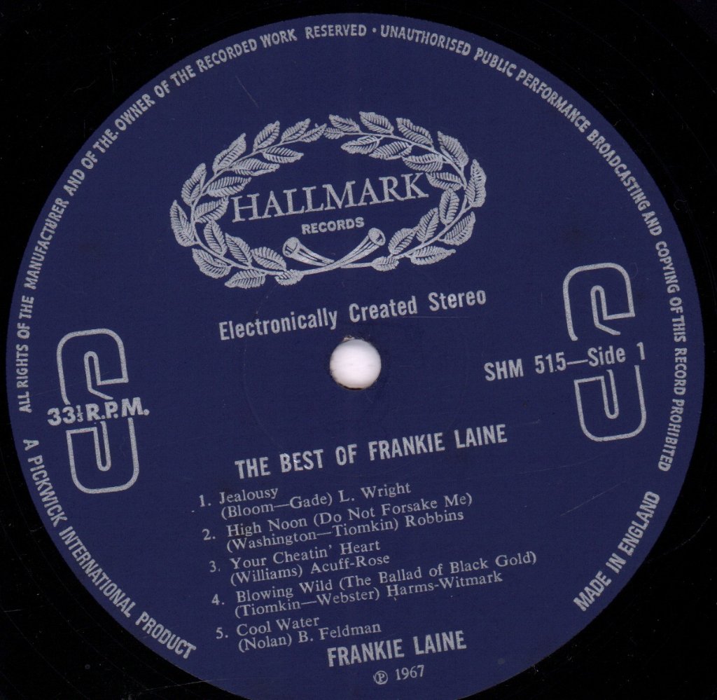 Frankie Laine - Best Of - Lp