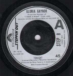 Gloria Gaynor - Tonight - 7 Inch