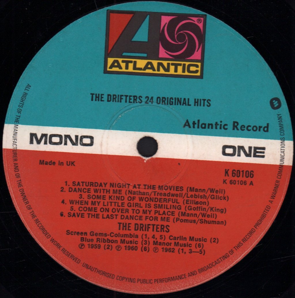 Drifters (Soul Group) - 24 Original Hits - Double Lp